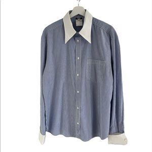 D&G Dolce & Gabbana button down long sleeve shirt size 42
